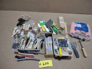 lot 235 image: Assorted Painting Supplies...