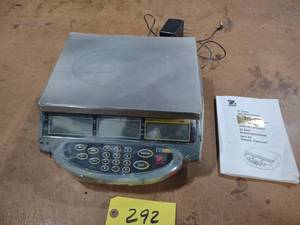 lot 292 image: Ohaus Berne 15 lb. Digital Scale...