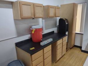 lot 320 image: Cabinets with Countertop, Buyer to ...