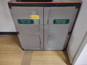 lot 321 image: Poly Cabinet...