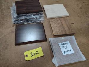 lot 352 image: (8) Blank Plaques...
