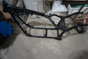 lot 64 image: Harley Davidson Softail frame