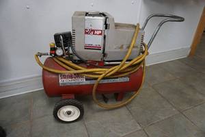 lot 66 image: Sanborn air compressor