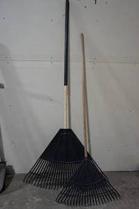 lot 99 image: 2 leaf rakes