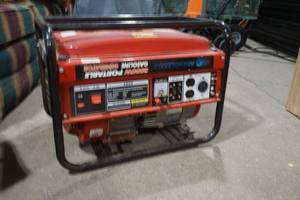 lot 145 image: 3000W portable gasoline generator