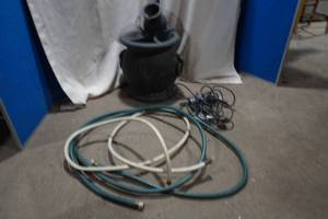 lot 151 image: water fountain with pump and hoses