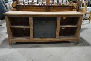lot 164 image: electric fireplace cabinet.