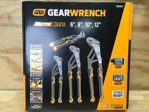 lot 56 image: Gearwrench 6, 8, 10 and 12 Pitbull Pliers Set Model # 82594C 01242539.28