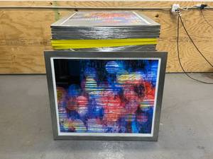 lot 109 image: Lot of 49- Framed Wall Art