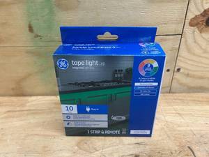 lot 66 image: GE 93129119 LED Tape Light Plug in Strip, Timer  Remote, 17 Colors, 10-Ft.