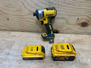 lot 90 image: DEWALT 14 Cordless Impact Driver with 2 Batteries