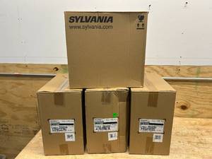lot 30 image: SYLVANIA Lot of 4- Rough-In Plates for 8 Downlights (71709-0)