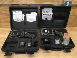 lot 131 image: Lot of 2 - Brady TLS 2200 Thermal Labeling System Label Makers