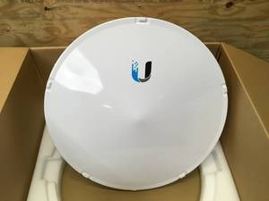 lot 16 image: Ubiquiti Air Fiber X 11 GHz 35 dBi Dish Antenna Model # AF-11G35