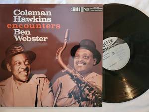 lot 30 image: Cole HawkinsBen Webster ENCOUNTER Vinyl LP Album Record