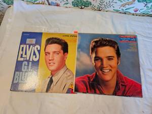 lot 93 image: Elvis Presley  LP Fans Only LMP-1990 (1959 release) & G.I. Blues LSP-2256
