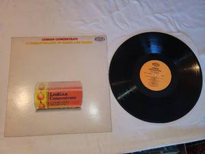 lot 94 image: LESBIAN CONCENTRATE A Lesbianthology of Songs and Poems Vinyl LP Album Record