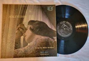 lot 101 image: 1956 Billie Holiday SOLITUDE Vinyl LP Album Record