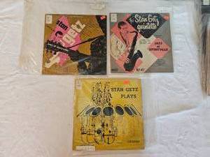 lot 15 image: Stan Getz 10 Inch LPs (MGC-137, RLP-407, RLP-411)