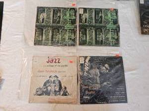 lot 18 image: Dave Brubeck 10 Inch LPS (Fantasy 3-5, 3-13, Jazz at Oberlin)