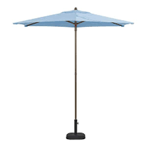 lot 10 image: StyleWell 7.5 ft. Steel Market Outdoor Patio Umbrella in Periwinkle Blue