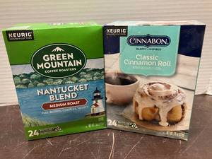 Cinnabon and Medium Roast K-Cups