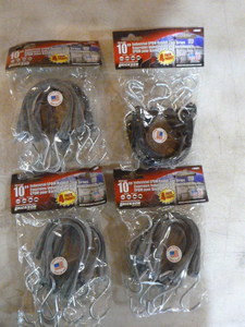 4 Packs of Erickson Rubber Tarp Straps