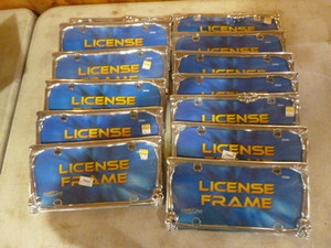 13 Custom Accessories License Plate Frames