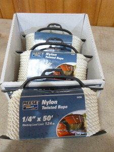 3 Spools of Reese Nylon Twisted Rope