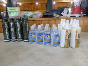 Insect Repellent, Sanitizer, Polish