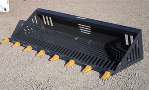 lot 37 image: LandHonor 84 Skid Steer Rock Bucket