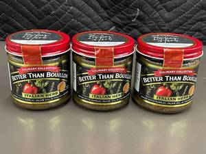 lot 15 image: Trol - Set of 3 Better Than Bouillon Culinary Collection Italian Herb