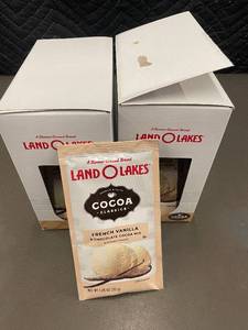 lot 181 image: AZ 2 - Land O Lakes Cocoa Classics French Vanilla & Chocolate Cocoa Mix - 24 Packets