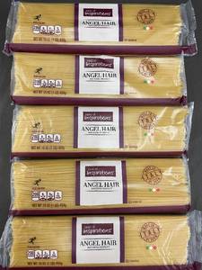 lot 274 image: VT 1 - Pack of 5 Taste of Inspirations Angel Hair Pasta, 1 lb Each (Total 5 lbs)
