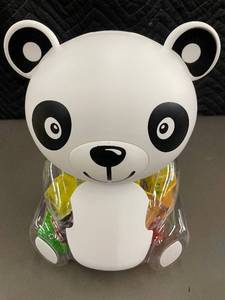 lot 356 image: Panda-Shaped Container with Assorted Jelly Cups