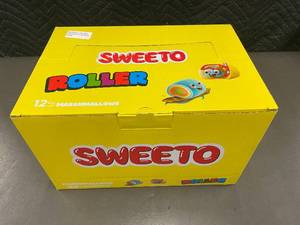 lot 393 image: Sweeto Roller Marshmallows - 12 Pack