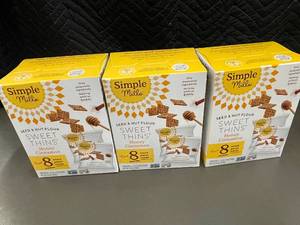 lot 420 image: WY 5 - Simple Mills Sweet Thins Honey Cinnamon Snack Packs