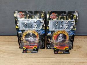 lot 95 image: Set of 2 KISS Peter Criss and Ace Frehley Psycho Circus Hot Rockin Steel Die Cast Cars