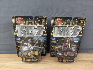 lot 82 image: 2 Vintage 1999 KISS  STARCHILD Issue #2 and Gene Simmons The Demon Issue #1Racing Champions Hot Rockin Diecast Car