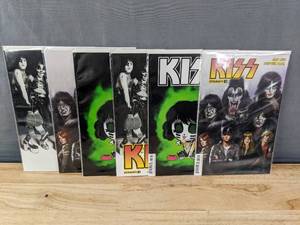 lot 149 image: 6 Total Comics KISS Dynamite Covers A-F #4