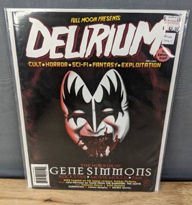 lot 18 image: Full Moon Delirium Horror Magazine Issue #9 Gene Simmons KISS Subspecies Secret Santa
