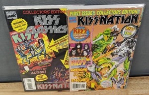 lot 173 image: Marvel Comics Kiss Nation First Issue KISS Meets the X-Men and Marvel Music Kiss Classics Collectors Edition KISS Vs. Dr. Doom
