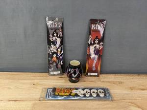 lot 193 image: KISS Candle, Incense Burner and Two 24 Packs of Incense