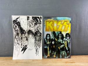 lot 205 image: 2 KISS Posters