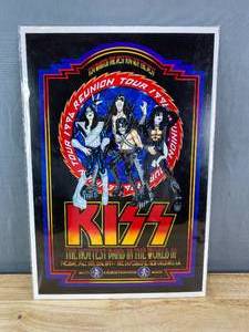 lot 206 image: 12 x 18 KISS Poster 1996 Reunion Tour New Orleans