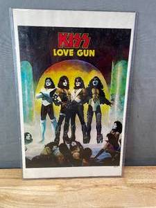 lot 204 image: 11x17 KISS Poster Love Gun