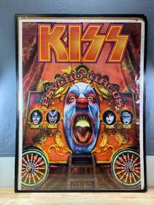 lot 1 image: 1999 KISS Psycho Circus Framed Poster - RARE