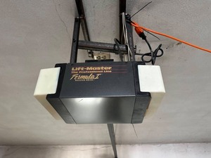 lot 52 image: Lift-Master Professional Line Formula 1 Whisper Drive Garage Door Opener and Garage Door