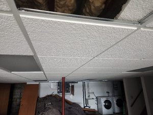 lot 58 image: Lot of  12 Ceiling Tiles, Brackets and Hardware
