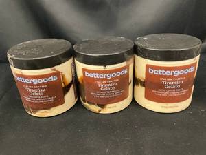 C - Set of 3 Bettergoods Tiramisu Gelato - Italian Crafted